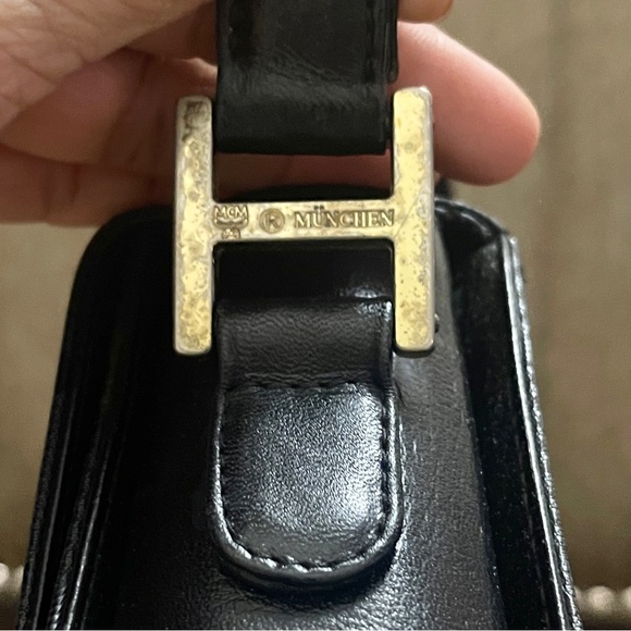 MCM black shoulder bag VINTAGE - Picture 8 of 11